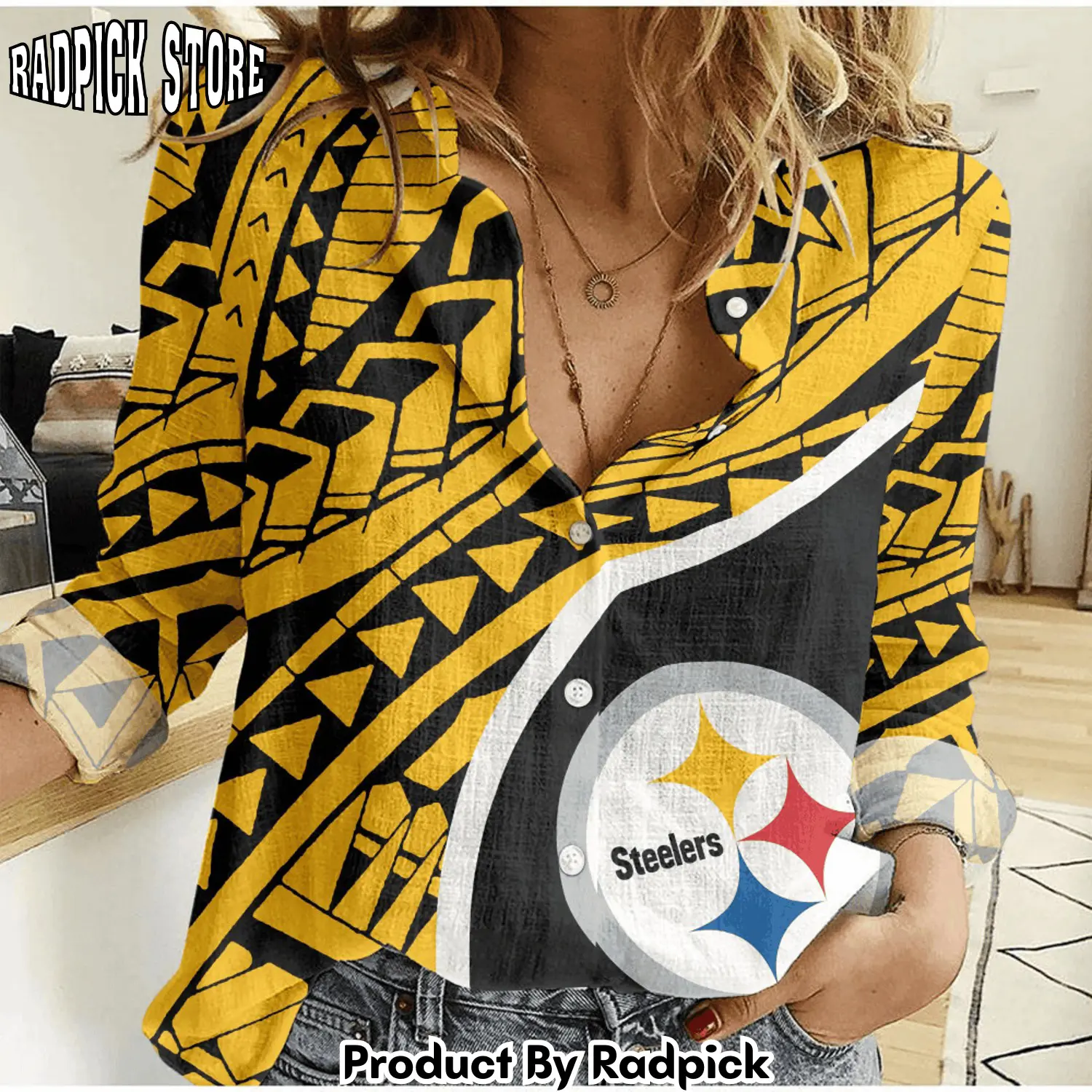 Radpick pittsburgh steelers woman shirt nfl limited rp662427